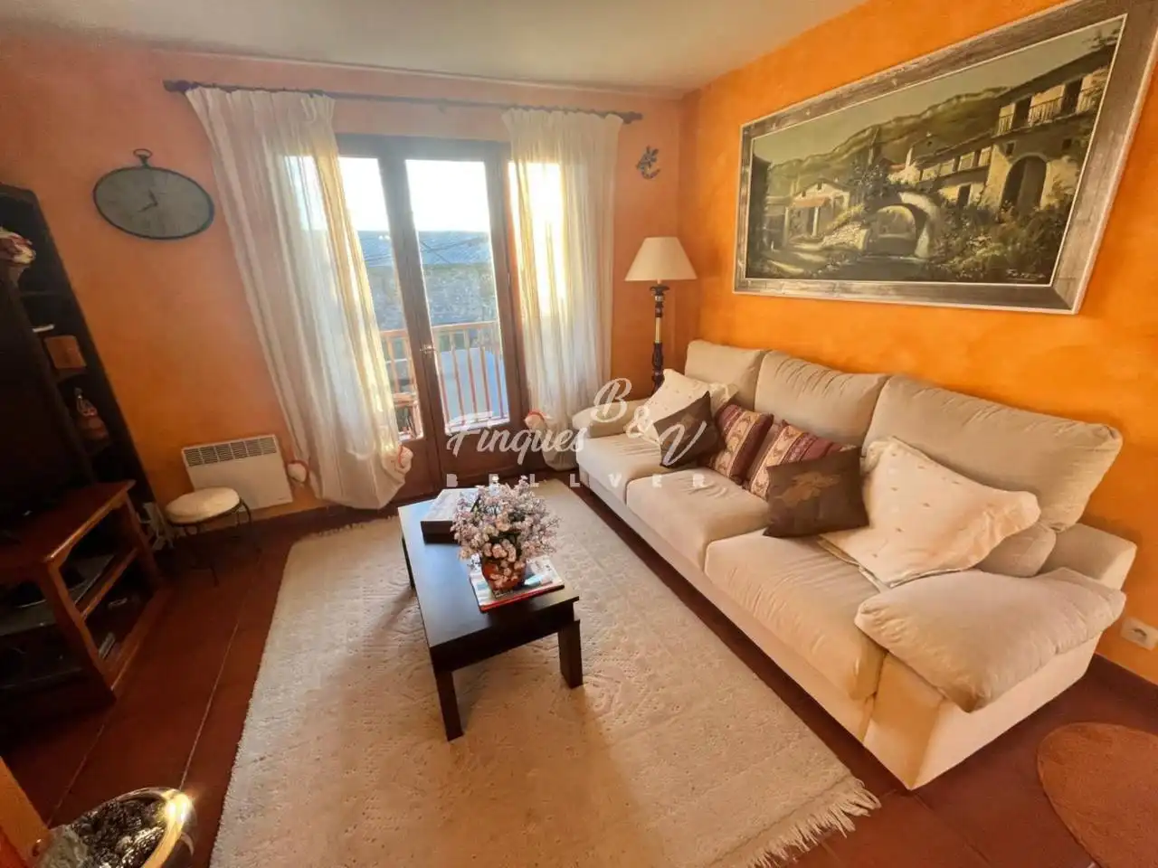 Living room of Houses for sale in Osséja  with Heating, Private garden and Parquet flooring