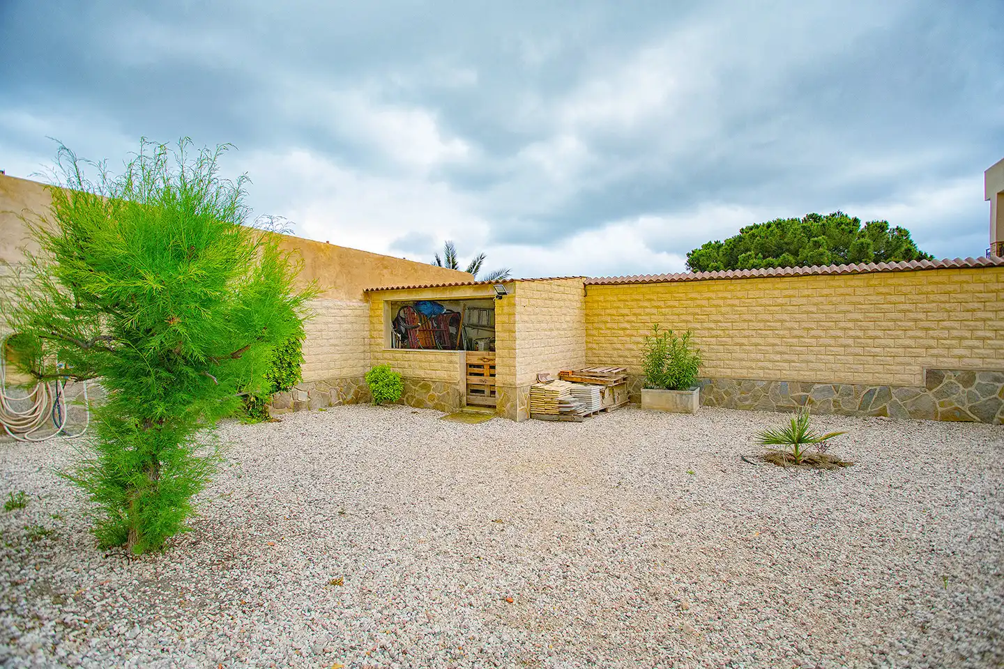 Jardín de Finca rústica en venta en Aspe con Aire acondicionado, Calefacción y Jardín privado
