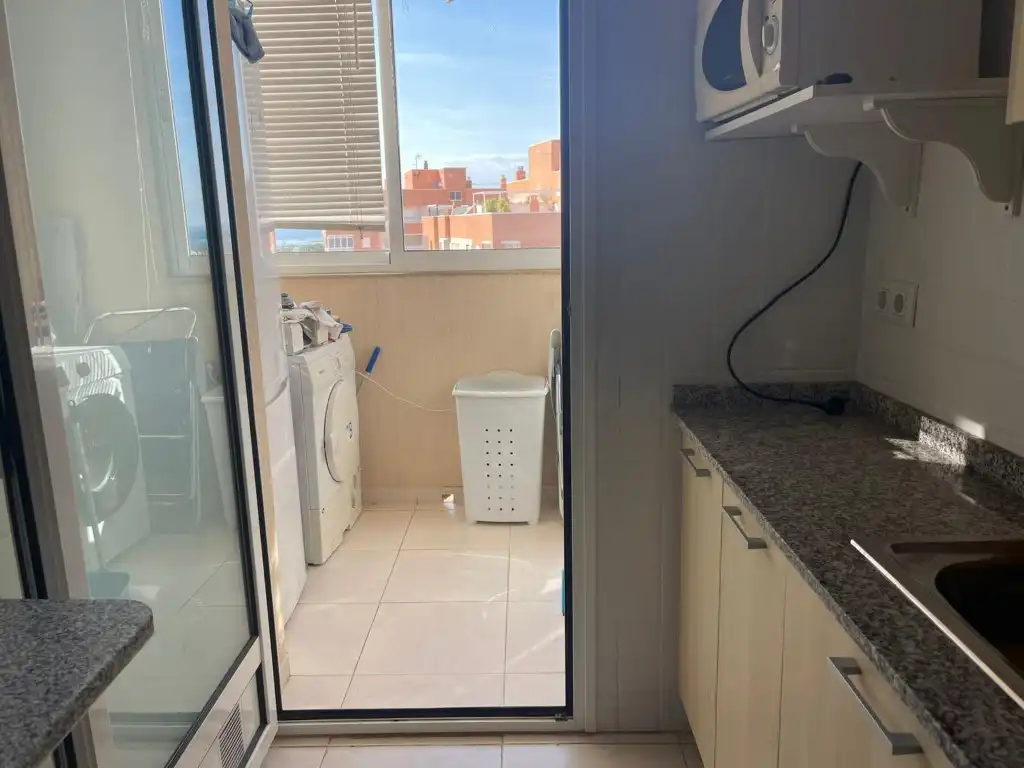 Terrassa de Apartament en venda en La Manga del Mar Menor amb Terrassa, Piscina i Balcó