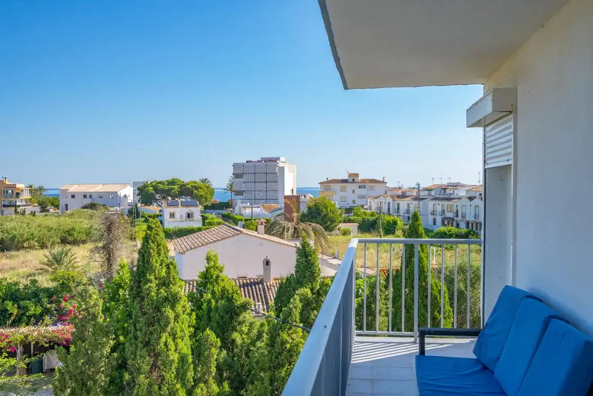 Balcony of Flat for sale in Jávea / Xàbia  with Air Conditioner, Heating and Storage room