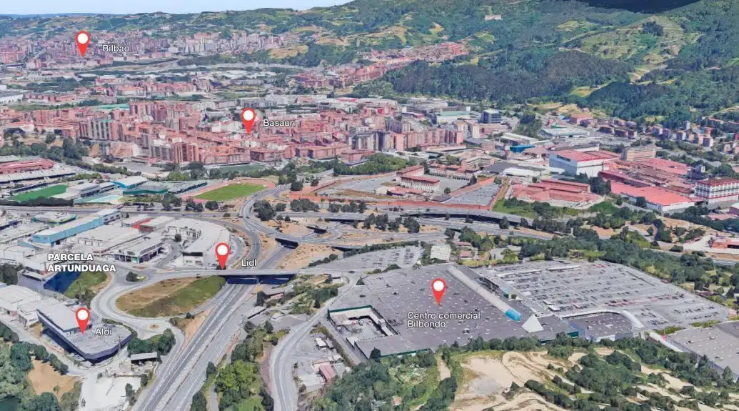 Vista exterior de Residencial en venda en Basauri 