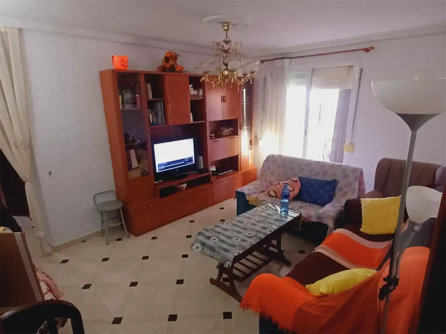 Sala de estar de Piso para compartir en Fuenlabrada con Amueblado