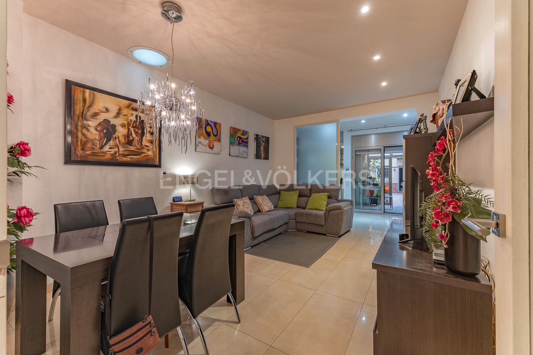 Sala d'estar de Casa o xalet en venda en Sabadell amb Aire condicionat, Calefacció i Parquet