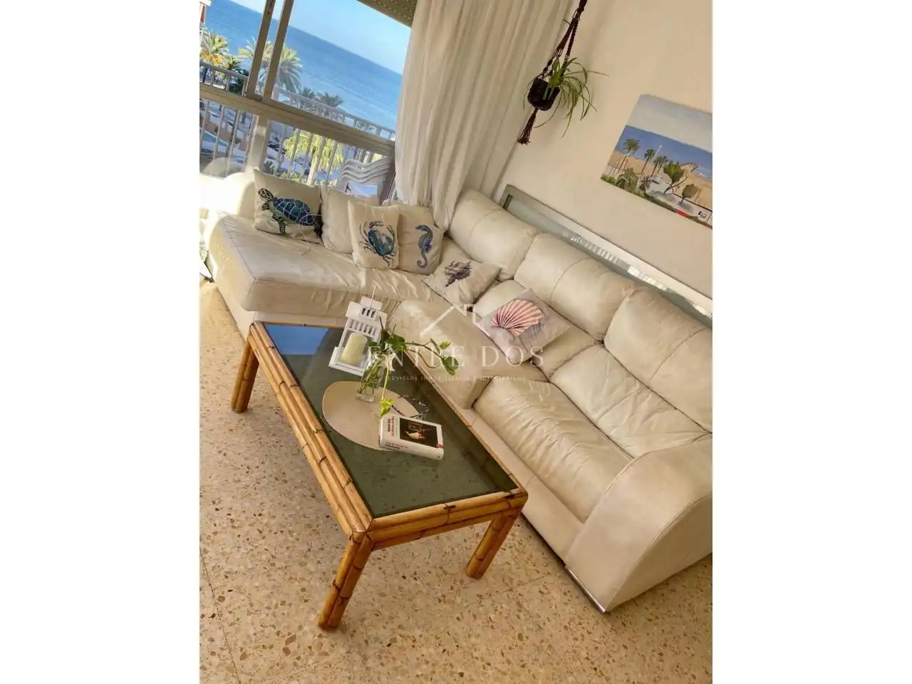 Wohnzimmer von Wohnung zum Verkauf in Benicasim / Benicàssim mit Terrasse und Gemeinschaftspool