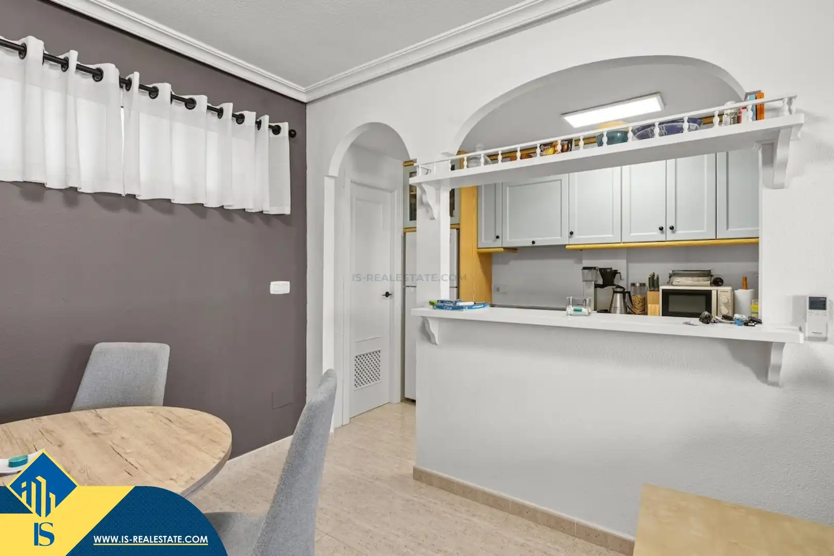 Kitchen of Flat for sale in Santa Pola  with Terrace, Furnished and Community pool