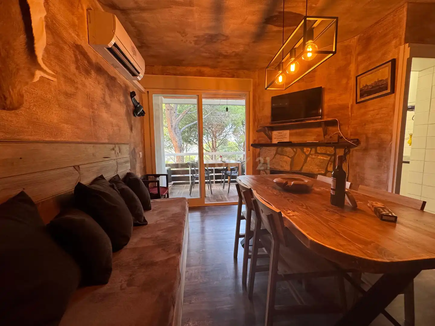 Esszimmer von Wohnungen zum Verkauf in San Martín de Valdeiglesias mit Klimaanlage, Privatgarten und Möbliert