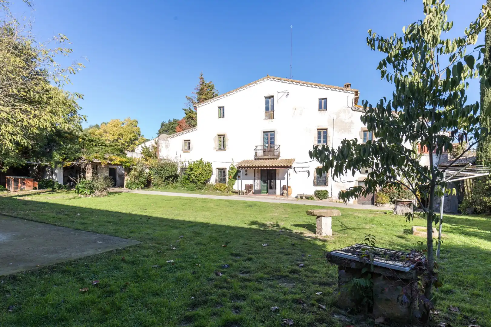 Vista exterior de Finca rústica en venta en Llagostera con Calefacción, Terraza y Trastero