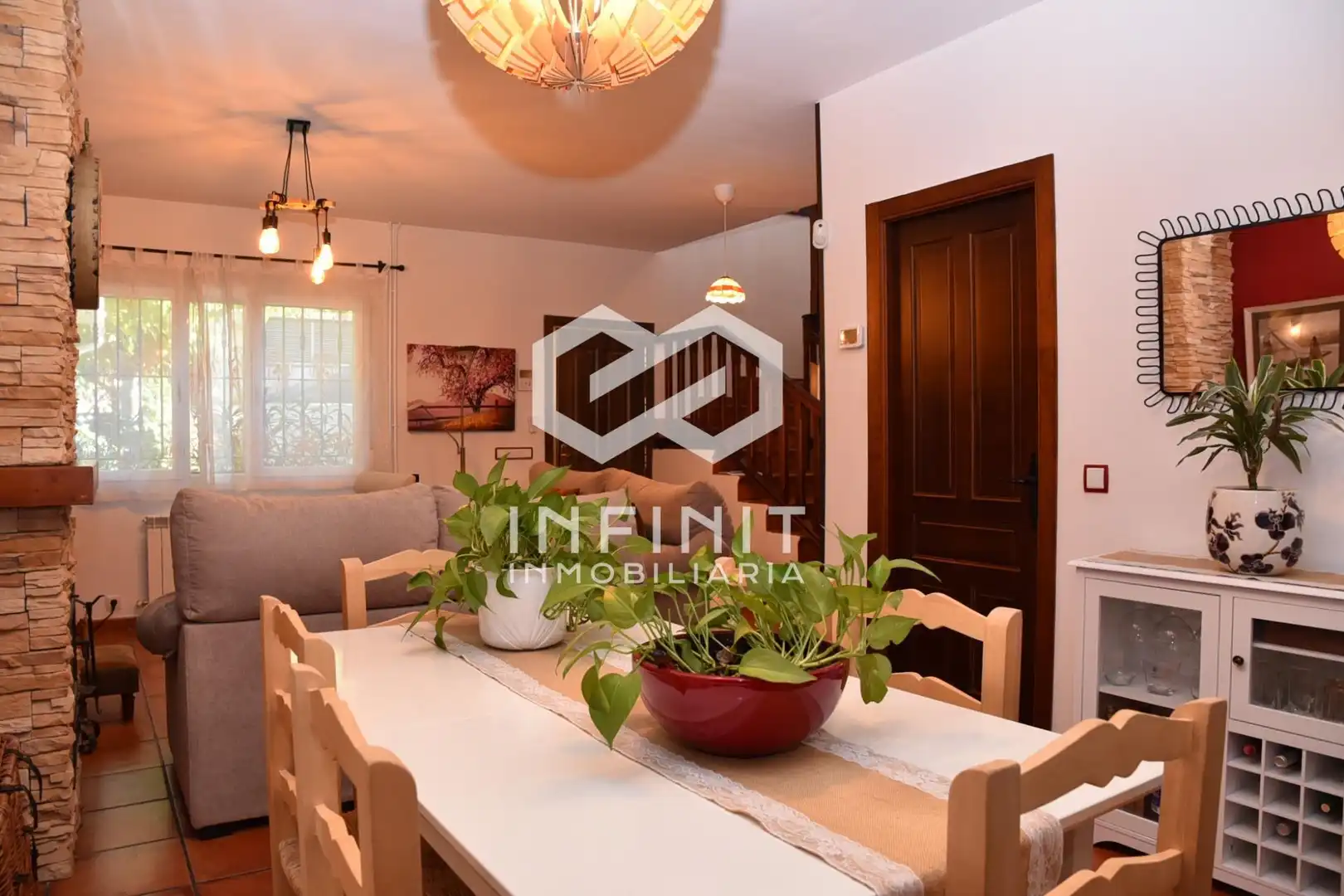 Dining room of Houses for sale in Ribatejada, Madrid