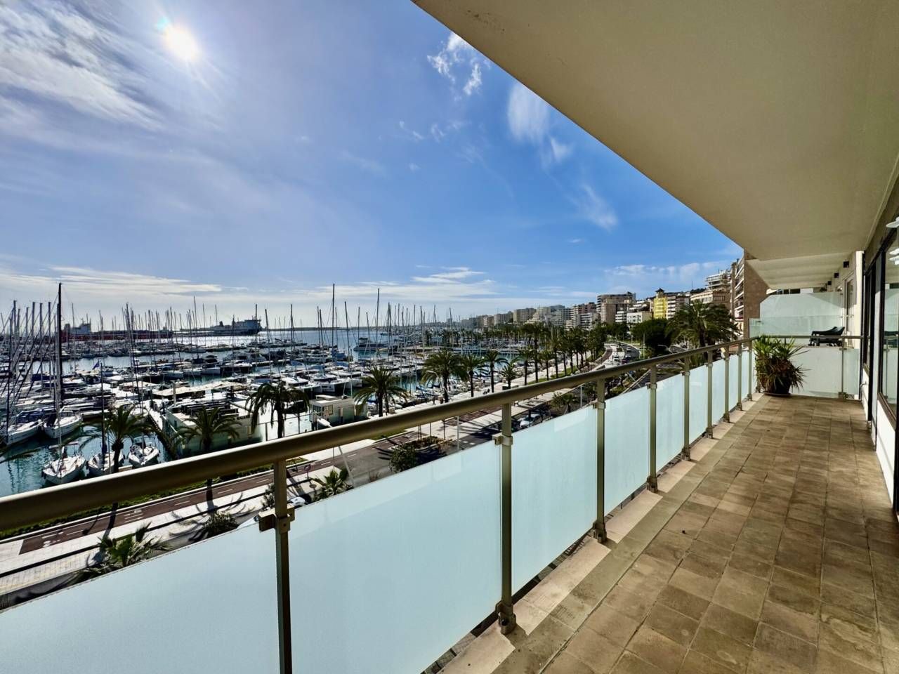 Terraza de Ático de alquiler en  Palma de Mallorca con Aire acondicionado, Calefacción y Parquet