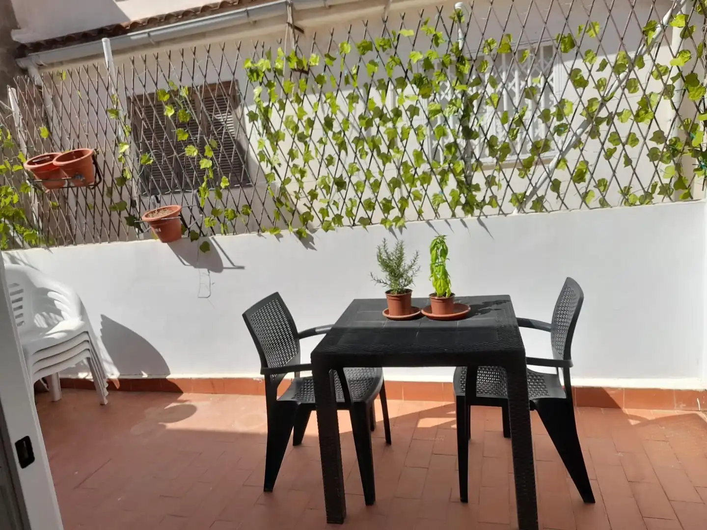Terrasse von Dachboden zum Verkauf in San Pedro del Pinatar mit Klimaanlage, Privatgarten und Terrasse