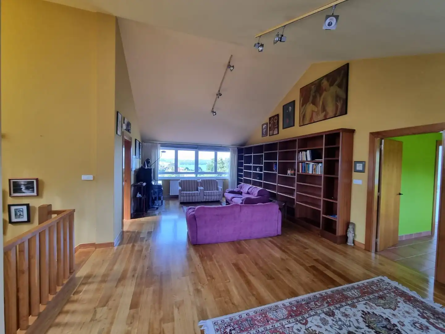 Living room of Houses for sale in Miño  with Heating, Parquet flooring and Storage room