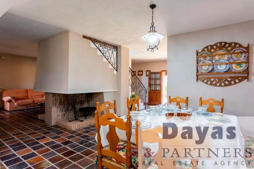 Dining room of Houses for sale in Orihuela  with Private garden, Terrace and Swimming Pool