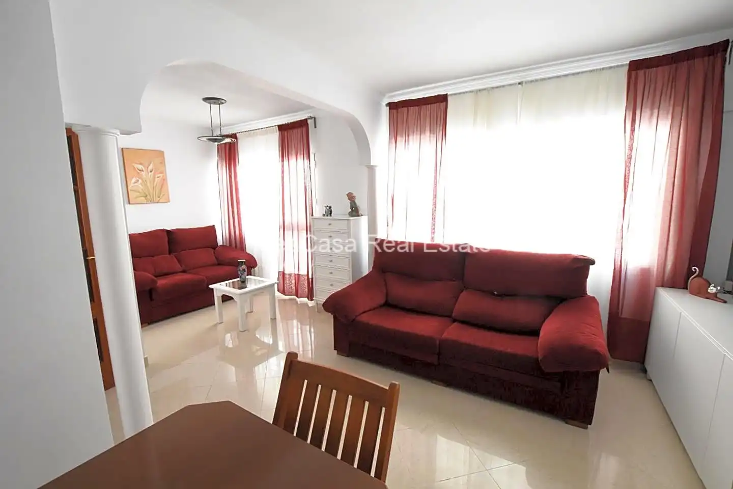 Living room of Flat for rent in Málaga Capital  with Furnished