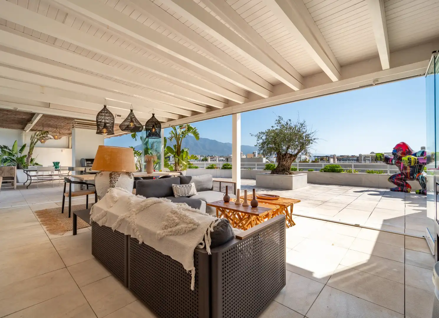 Terraza de Ático en venta en Nueva Andalucía
