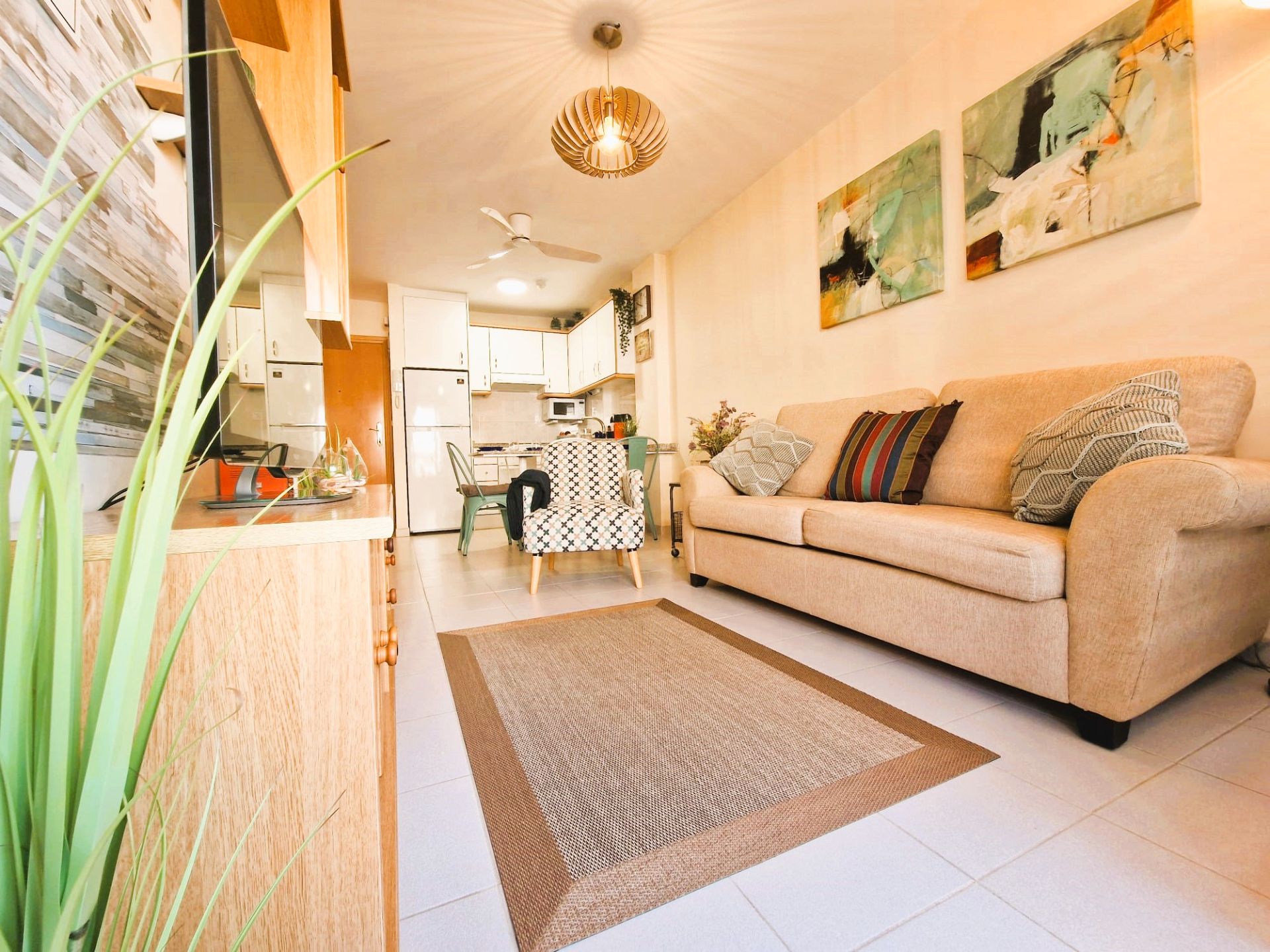 Living room of Apartment for sale in Canet d'En Berenguer  with Terrace and Furnished