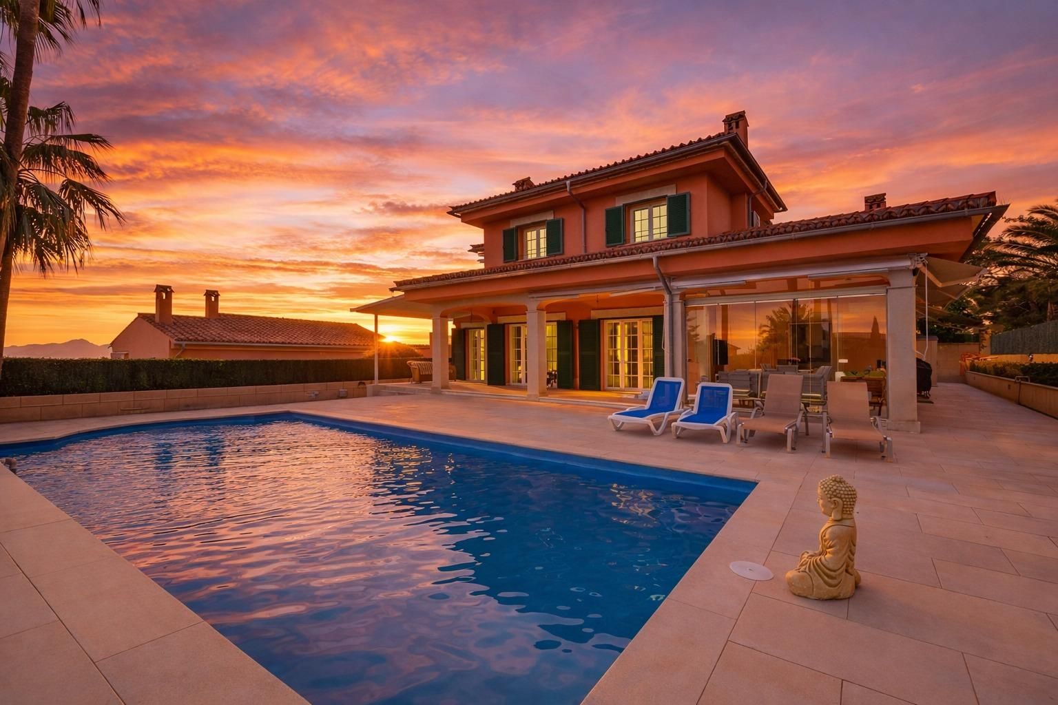 Piscina de Casa o xalet en venda en Marratxí amb Jardí privat i Piscina comunitària