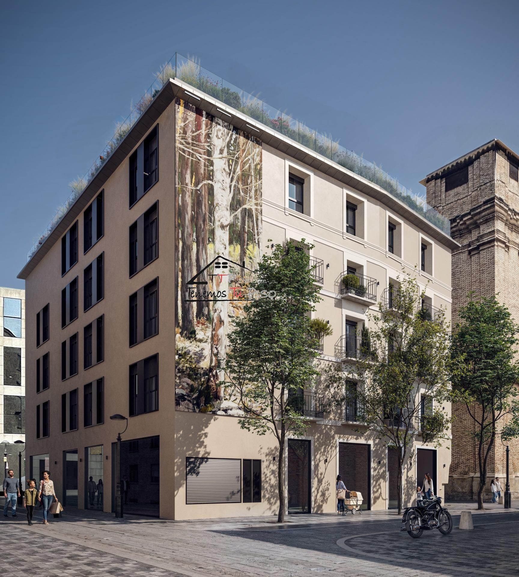 Vista exterior de Àtic en venda en  Zaragoza Capital amb Aire condicionat, Calefacció i Terrassa