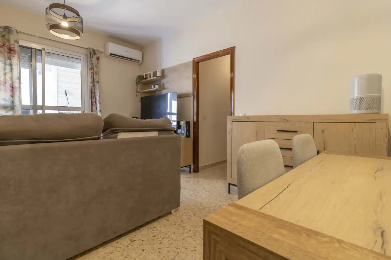Sala de estar de Piso en venta en Sevilla con Aire acondicionado y Terraza
