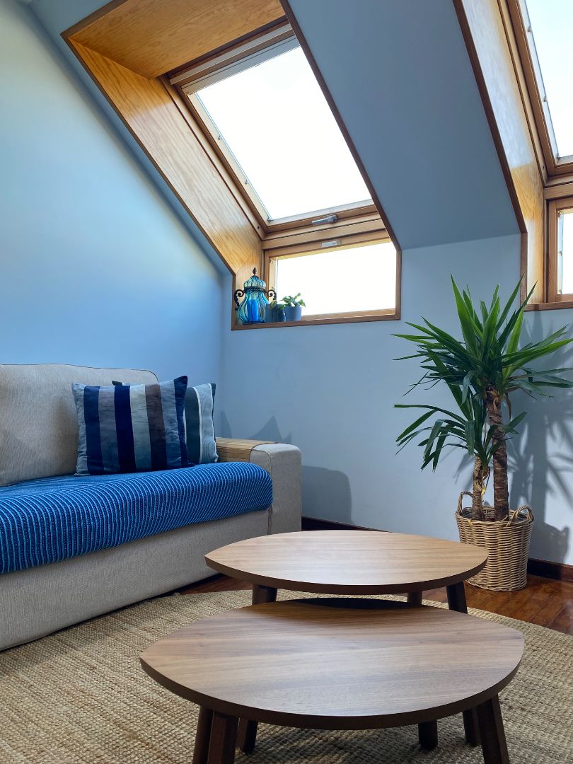 Living room of Duplex for sale in A Coruña Capital   with Heating, Storage room and Furnished