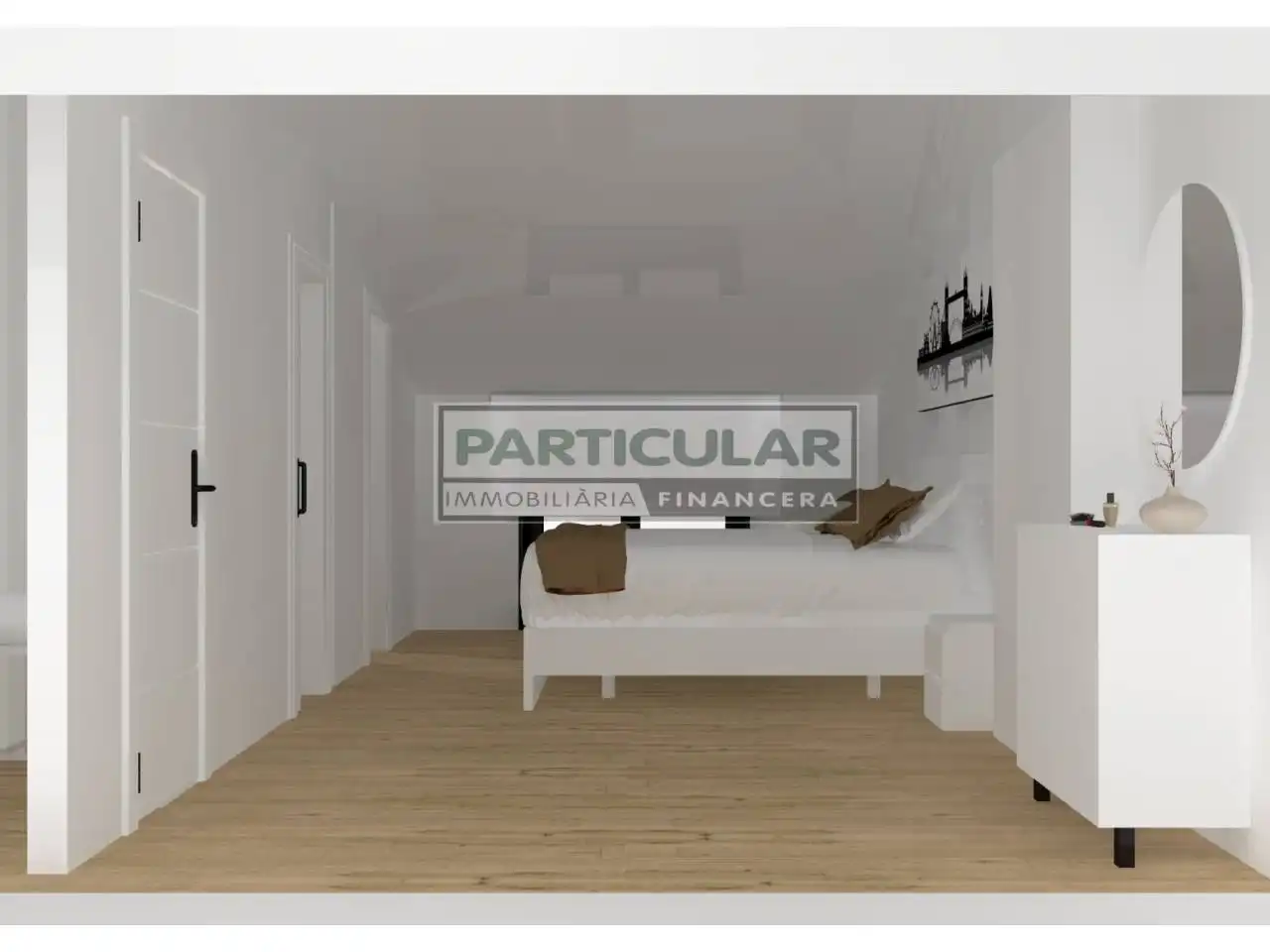 Habitación de Casa adosada en venta en Granollers con Aire acondicionado, Calefacción y Jardín privado