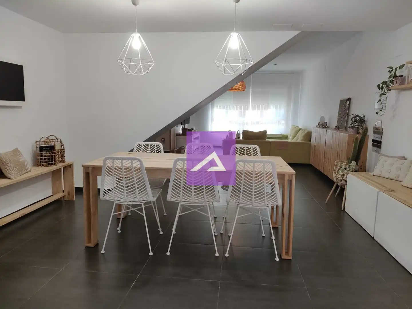 Dining room of Detached homes for sale in Benimuslem  with Air Conditioner, Terrace and Balcony