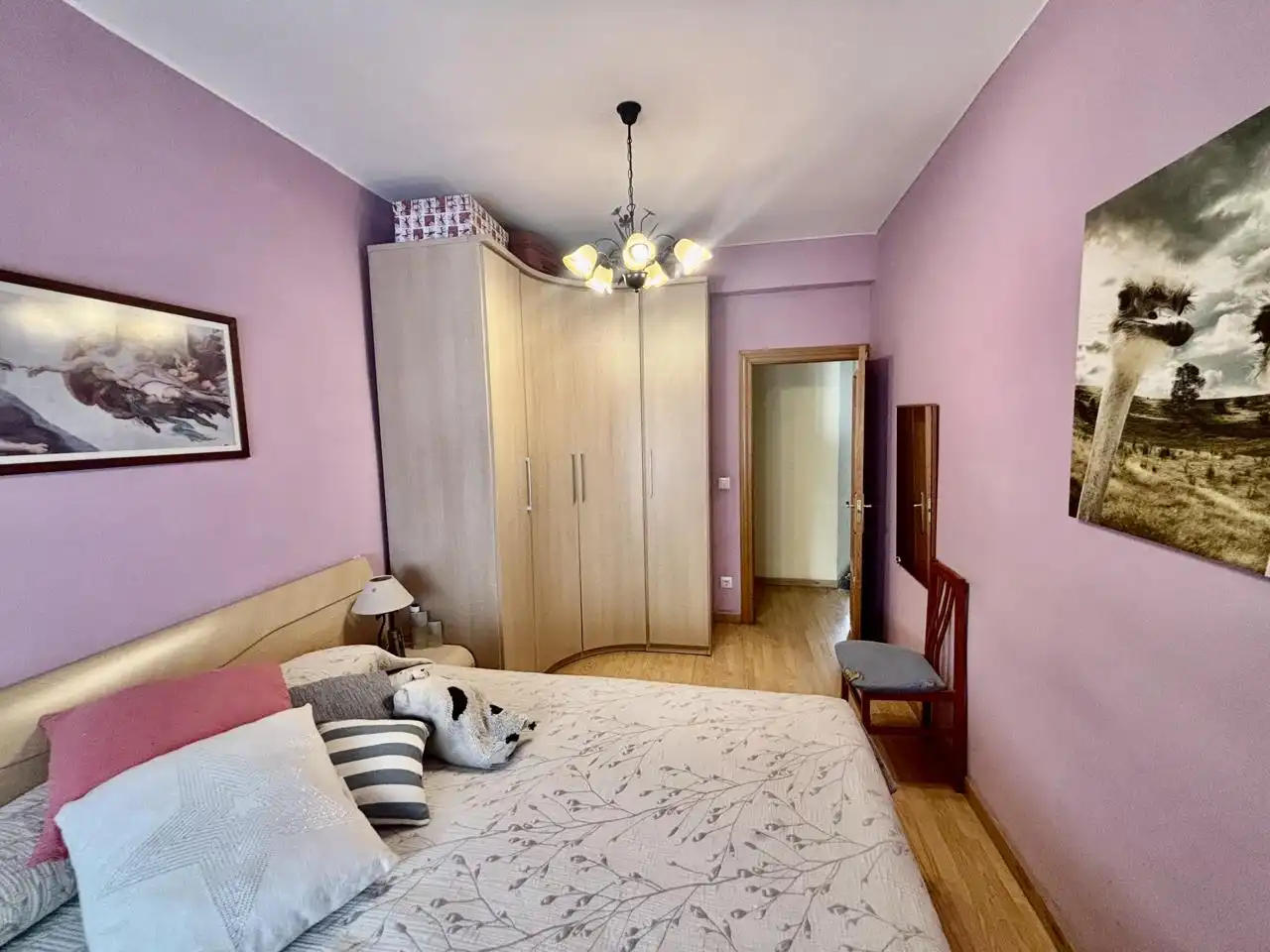 Bedroom of Flat for sale in Zaragoza  with Air Conditioner, Heating and Balcony