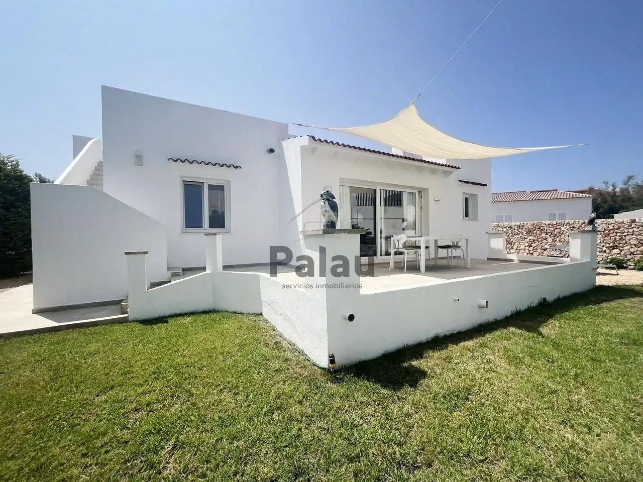 Vista exterior de Casa o chalet en venta en Ciutadella de Menorca con Aire acondicionado, Jardín privado y Terraza