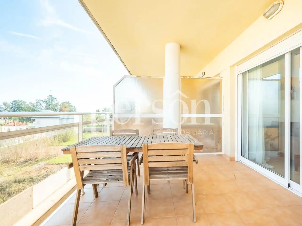 Terrasse von Wohnung zum Verkauf in Moncofa mit Klimaanlage, Heizung und Terrasse