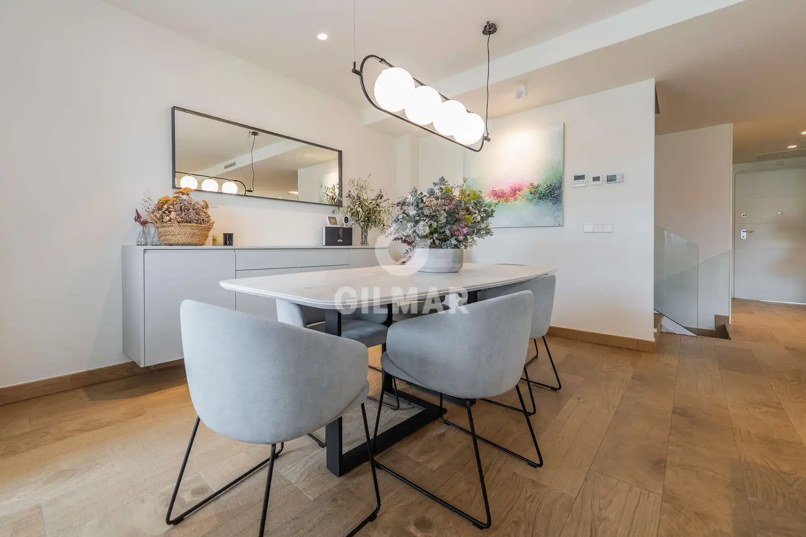 Dining room of Detached homes for sale in Pozuelo de Alarcón  with Heating, Private garden and Swimming Pool