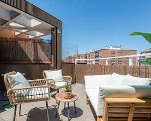 Terrace of Flat to rent in  Madrid Capital  with Air Conditioner, Heating and Terrace