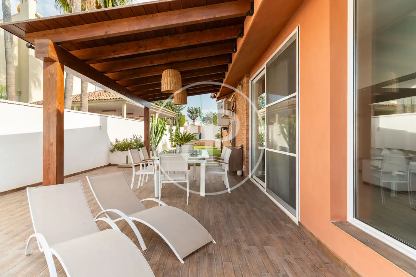 Terrassa de Casa o xalet en venda en Riba-roja de Túria amb Aire condicionat, Calefacció i Jardí privat