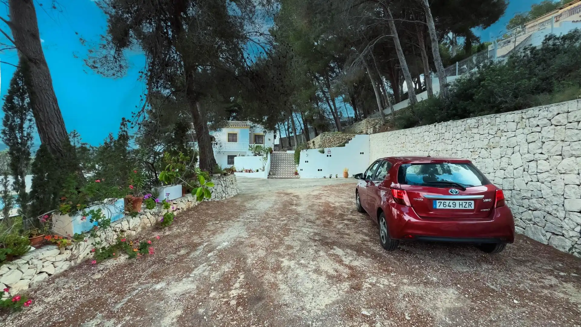 Vista exterior de Casa o chalet en venta en Moraira con Jardín privado, Terraza y Trastero