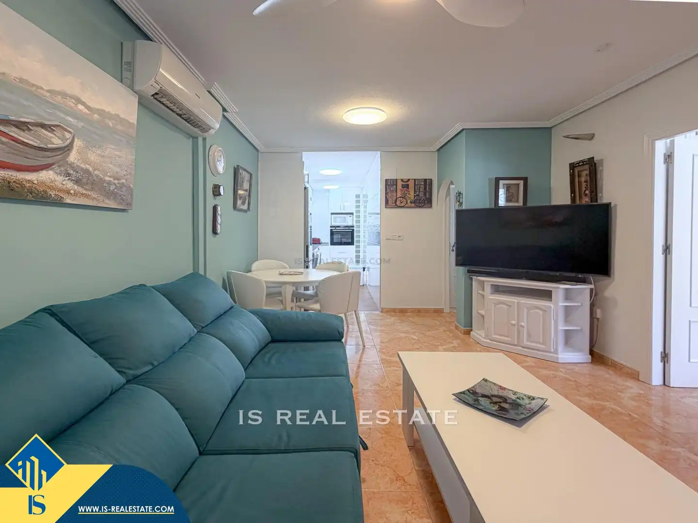 Sala de estar de Casa o chalet en venta en Torrevieja con Terraza, Amueblado y Piscina comunitaria