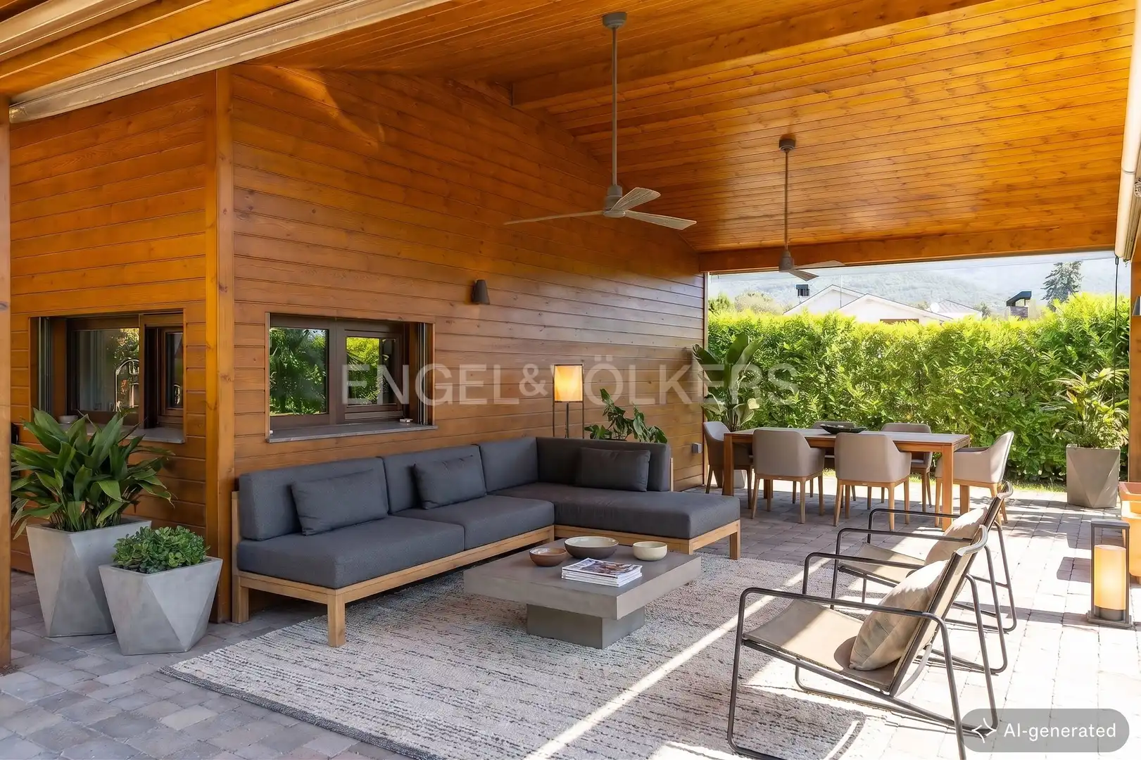 Terrassa de Casa o xalet en venda en Sant Esteve de Palautordera amb Aire condicionat, Calefacció i Jardí privat