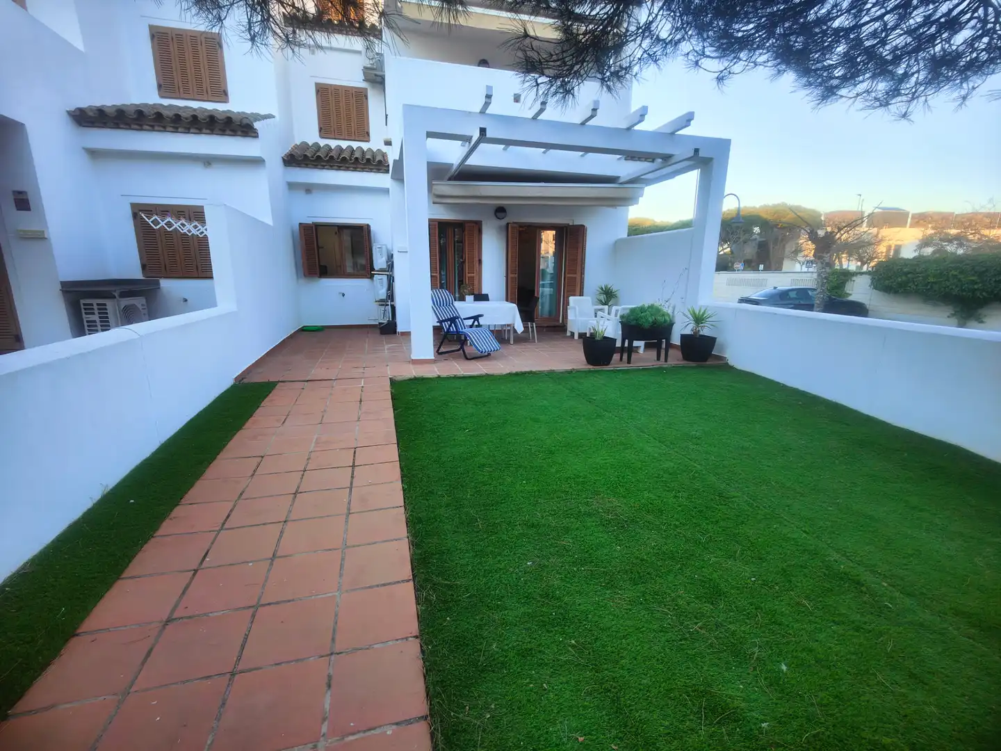 Jardín de Apartamento de alquiler en Chiclana de la Frontera con Terraza, Amueblado y Se aceptan mascotas