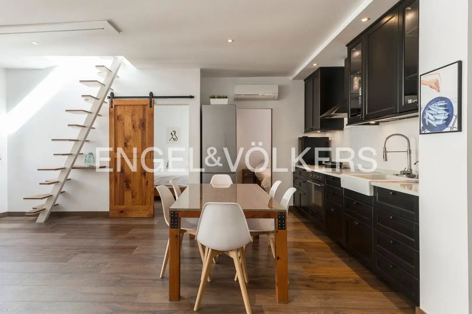 Cocina de Piso en venta en Barcelona con Calefacción, Jardín privado y Parquet