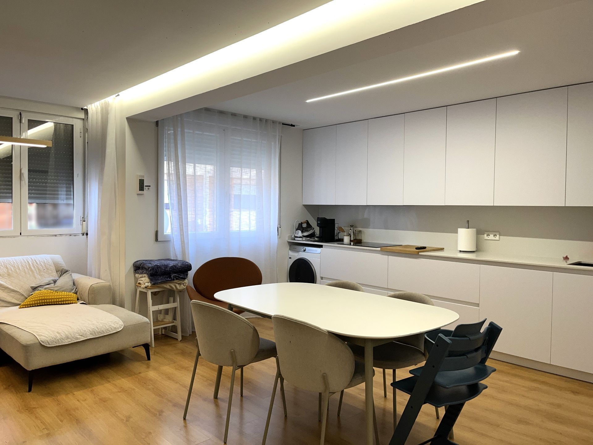 Dining room of Flat for sale in Ontinyent  with Air Conditioner, Heating and Furnished