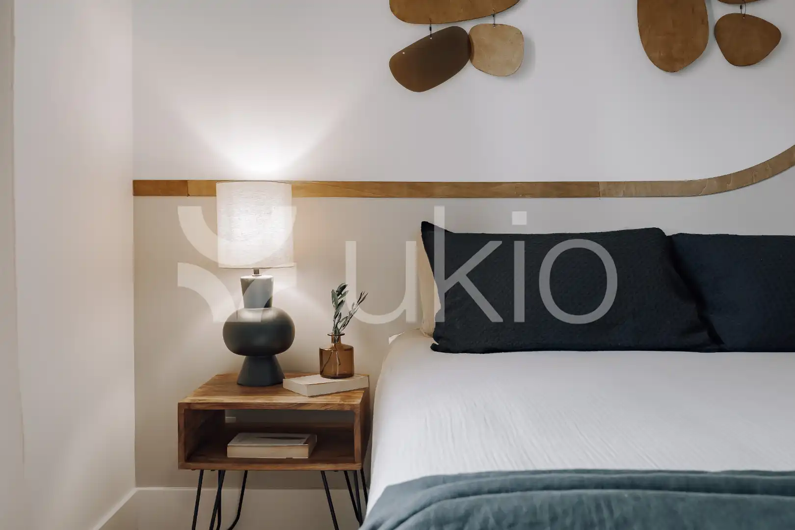 Schlafzimmer von Wohnungen zur Miete in Madrid mit Klimaanlage, Heizung und Terrasse