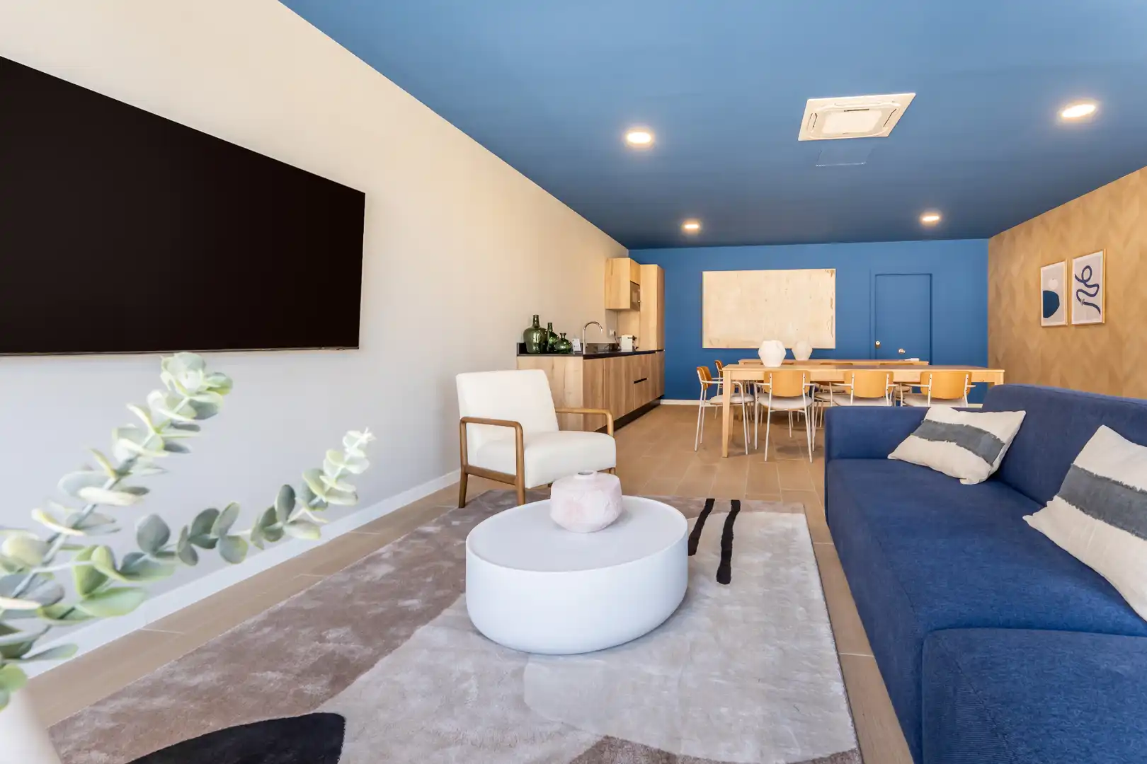 Sala de estar de Piso de alquiler en El Campello con Aire acondicionado, Terraza y Trastero