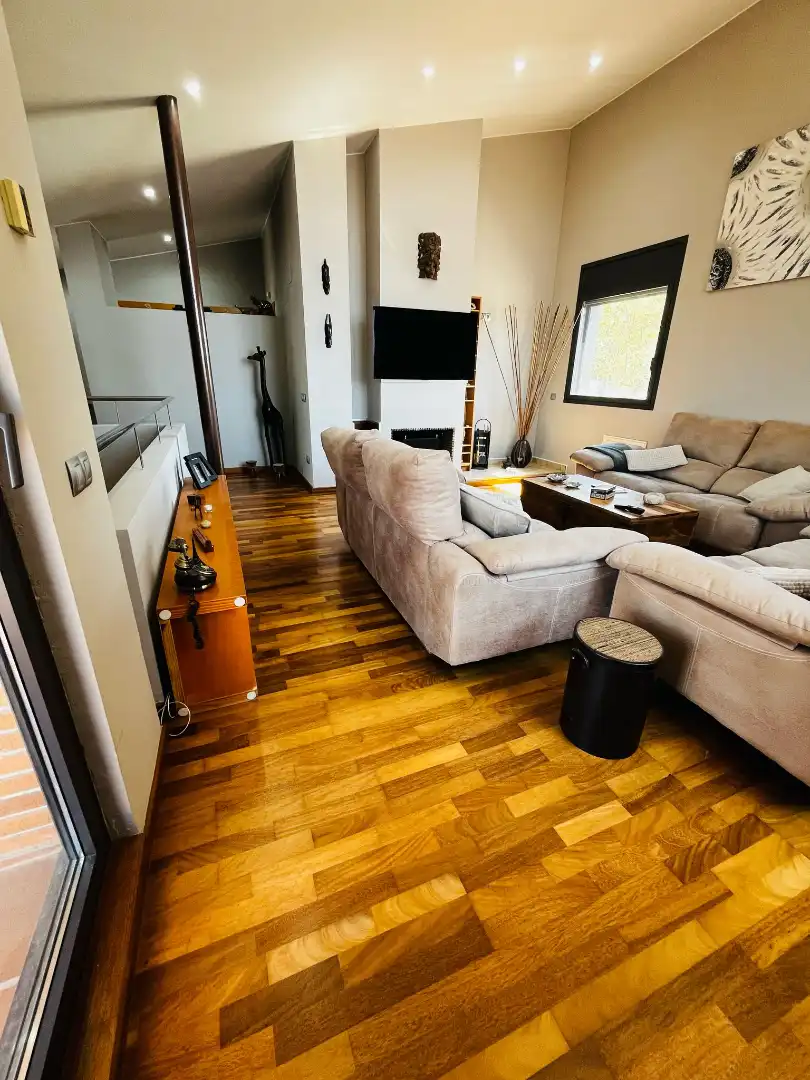 Sala d'estar de Casa o xalet en venda en Piera amb Aire condicionat, Calefacció i Jardí privat