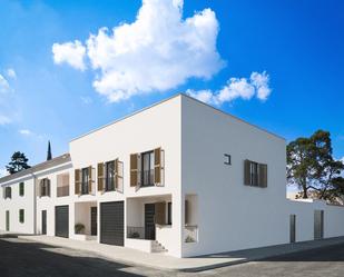 Exterior view of Single-family semi-detached for sale in Ses Salines  with Air Conditioner, Terrace and Swimming Pool