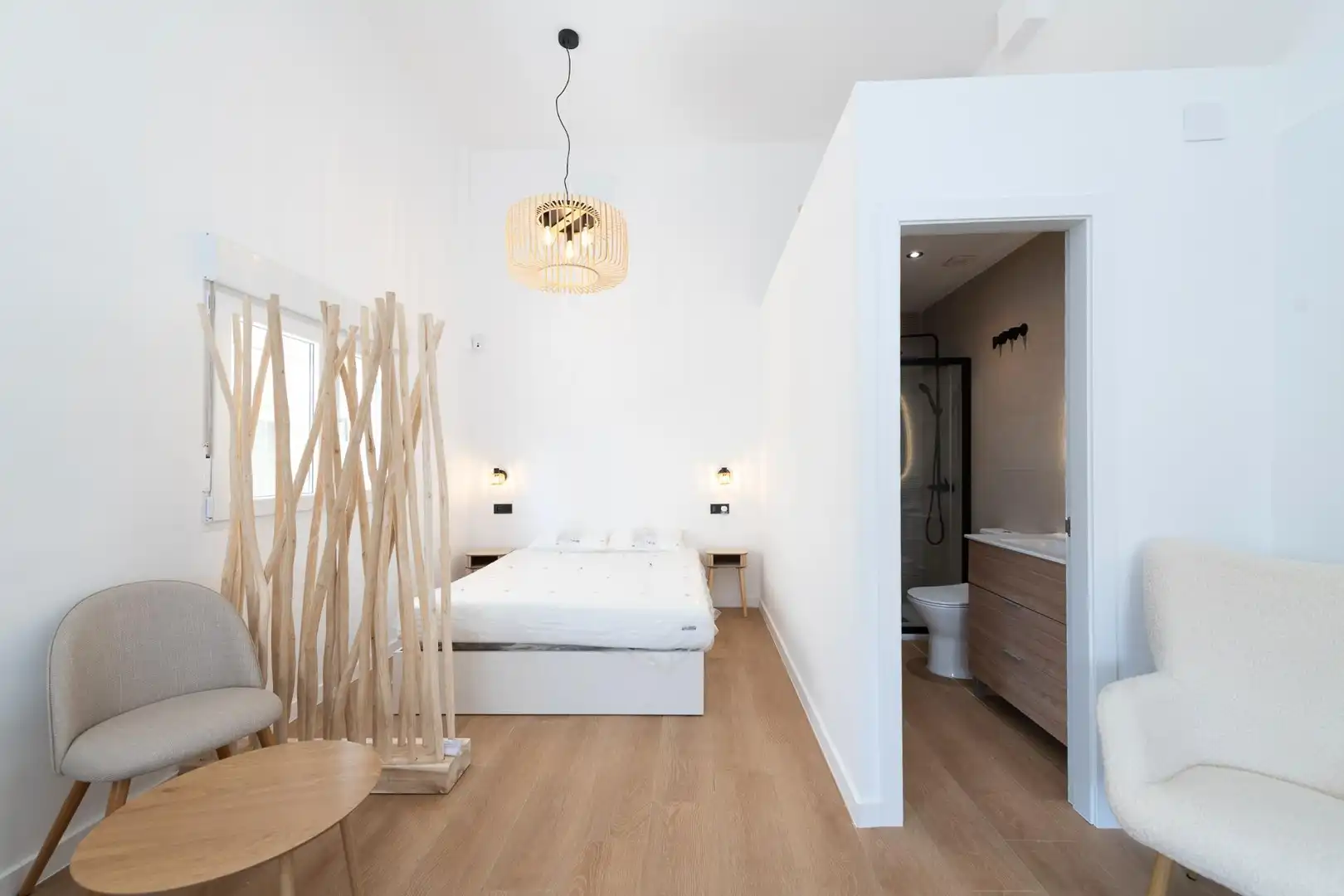 Bedroom of Flat for sale in Málaga  with Furnished