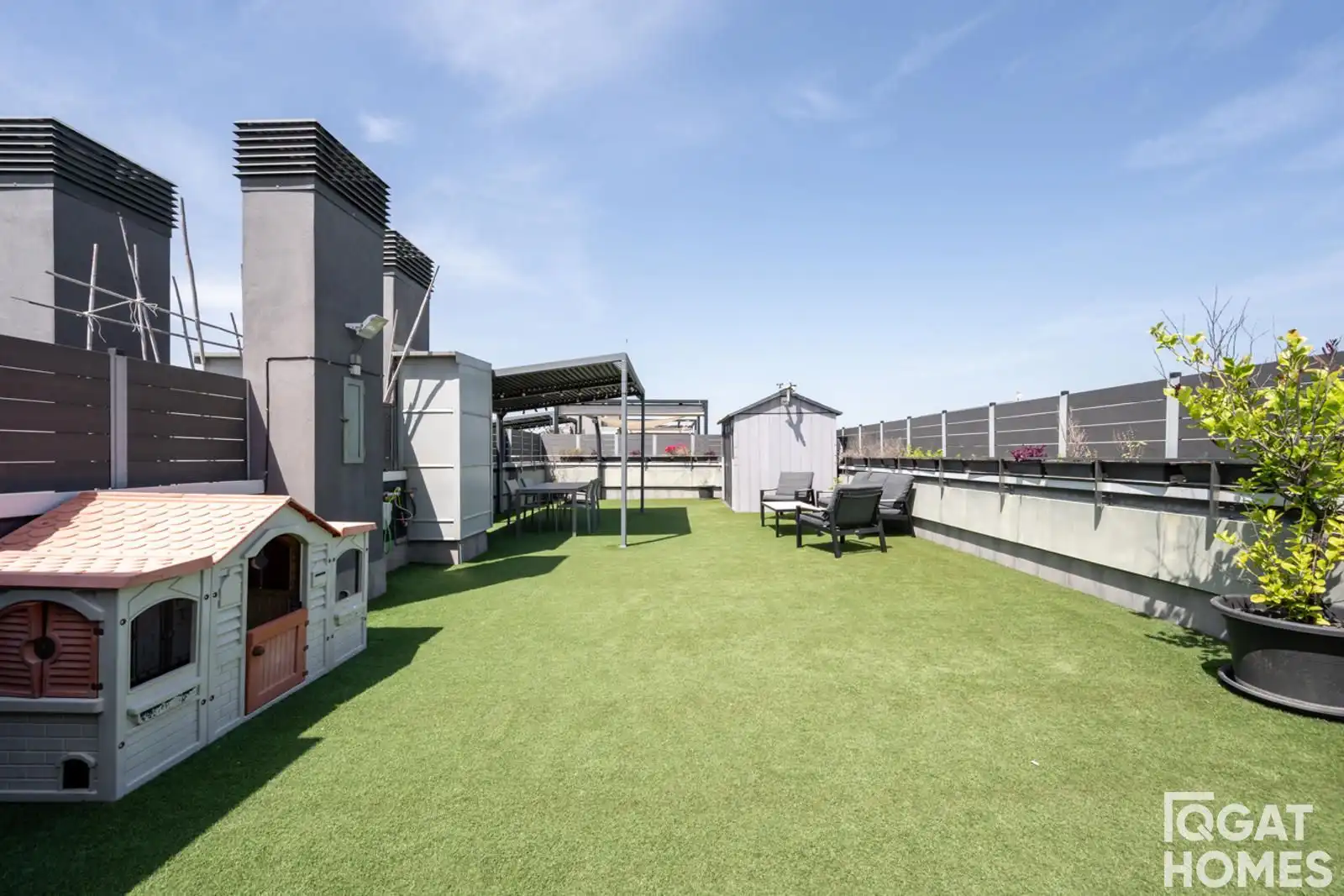 Terrace of Attic for sale in Sant Cugat del Vallès  with Air Conditioner, Heating and Storage room