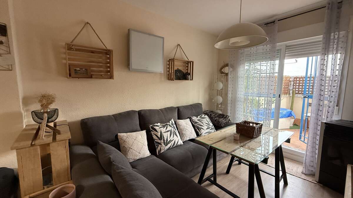 Living room of Flat to rent in Las Gabias  with Air Conditioner, Terrace and Community pool
