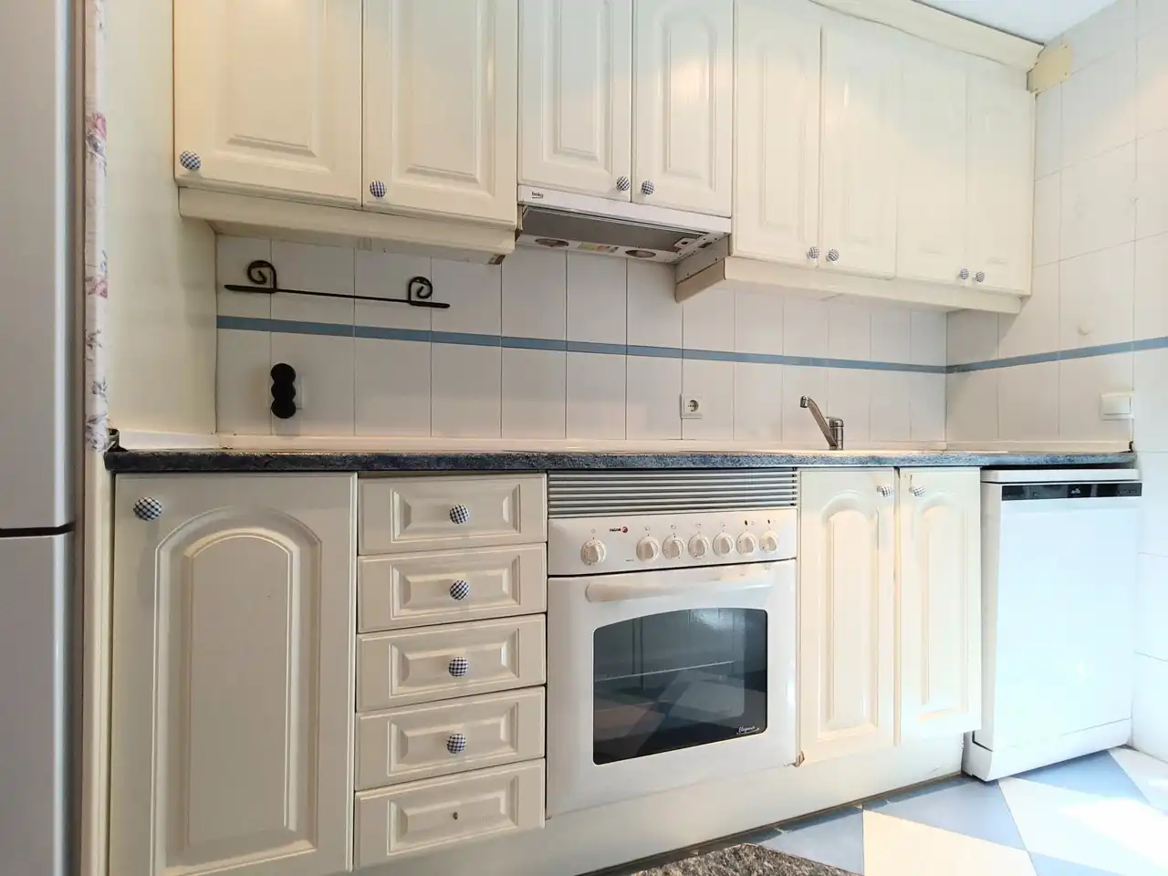 Cocina de Piso de alquiler en Madrid con Aire acondicionado, Calefacción y Parquet