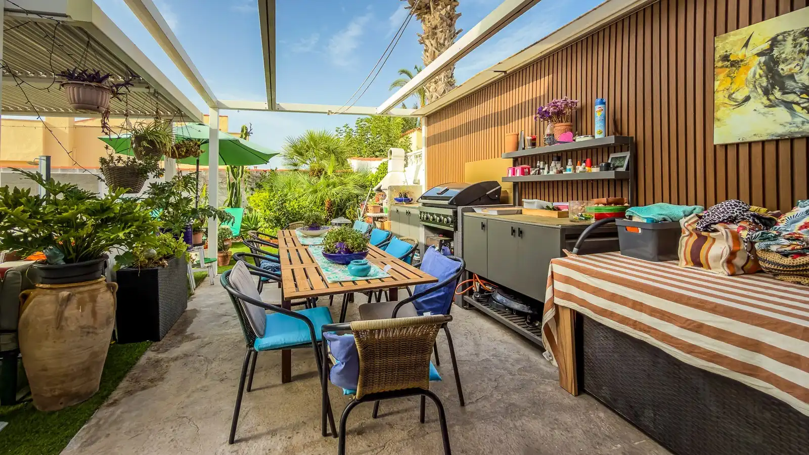 Terrassa de Casa o xalet en venda en Torrevieja amb Jardí privat, Terrassa i Traster