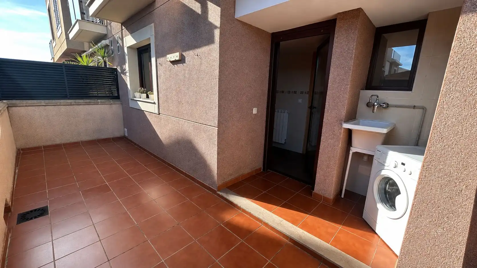 Terraza de Casa adosada en venta en San Rafael del Río con Alarma
