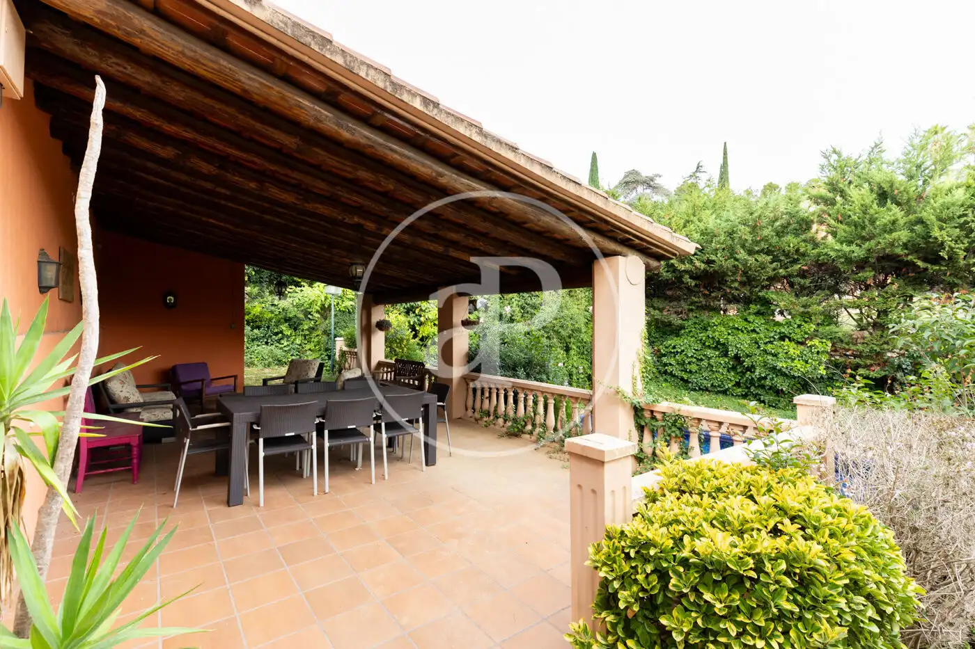 Terraza de Casa o chalet en venta en Cerdanyola del Vallès con Aire acondicionado, Calefacción y Jardín privado