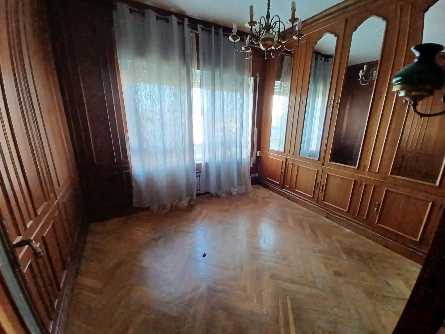 Schlafzimmer von Wohnung zum Verkauf in Lugo mit Heizung, Parkett und Abstellraum