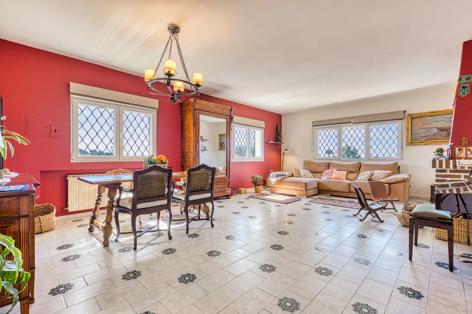 Living room of Houses for sale in Valdemorillo  with Heating, Private garden and Terrace